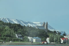 Akureyrarkirkja church is one of the most photogenic photography spots in Iceland and coming from the land of ice and fire, that is very impressive!   Completed in 1940 and designed by Iceland's most renowned architect, Guðjón Samúelsson, the designer of Iceland's most famous church, Hallgrímskirkja in Reykjavík. Situated halfway up the ridge the Lutheran church looks down on its city.