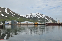 Leaving the fishing village of Dalvik