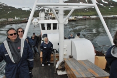 As you can see we were outfitted with some cold weather clothing which was very much appreciated in spite that it was the end of June summer.