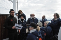 The staff onboard were experts on local marine life, and with their help we spotted dolphins, porpoises and followed for some time several humpback whales which we watched with great anticipation every time we saw one surface, swim and jump, and dive under
