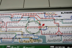 Tokyo Metro Bureau of Transportation also known as the Toli is one of 2 rapid systems which make up the Tokyo Subway System. The other being the Tokyo Metro. See the different colors of the system.