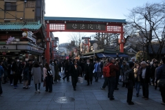 Out gate to the Senso-ji and the Asakusa Temple