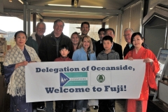 We had a nice surprise a welcoming committee at the hotel in Hakone from our Friends in Fuji City, Japan.