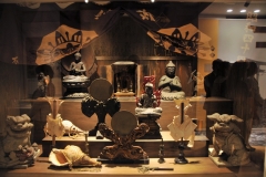 Museum pieces on display