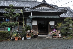 Exterior of the Yamada home which is over 100 years old. Typical Japanese older home.