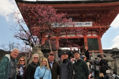 Our group on the steps of the Kiyomizu-dera Temple