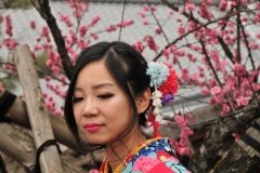 Beautiful location for photos with the cherry blossoms in full bloom. The trees bloom only a few short weeks in the spring