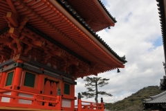 A small view of one of the many facets of the Kiyomizu-dera Temple.