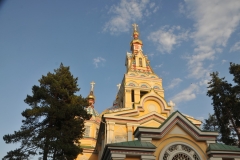The inner structure of the cathedral was made in art workshops in Moscow and Kiev.  After the Russian Revolution the cathedral was used to house the Central State Museum of the Kazakh Soviet Socialist Republic. From 1930 to 1940 it was used by notable public organizations. The first radio transmitters in Almaty were situated in the cathedral's belfry.  Today it is still a work of art worth visiting.