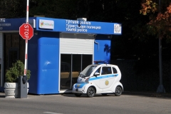 A smart Car for the Tourist Police in the Mountain area. Not quite sure where they would put the criminal if they caught one.