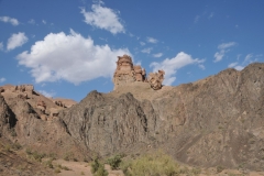 The valley of castles is the most famous canyon in the Charyn Canyon and it is where we began our tour down what seemed like 1,000 steps to the canyon floor below.