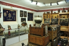 A small private museum only a half block from the National Museum displays many antique items from years past.