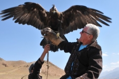 I thank you for the time spent with this incredible experience sharing a Golden Eagle flapping its wings while resting on my right hand.