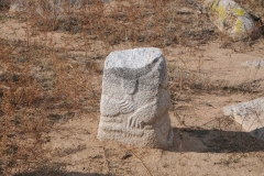 Most of these etchings are from the time of Saka-Usun peoples who lived in the area before the arrival of the Kyrgyz.