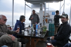 Some of our group enjoying the afternoon on the lake.