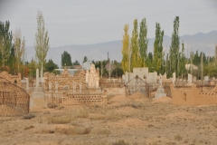 On the way on the way out of town we visit the old Gravplass Cemetery located outside of Cholpon-Ata a few blocks from the lake.