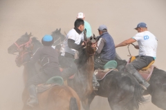 Heaving the goat into the center of it can be a struggle if not done with enough force.