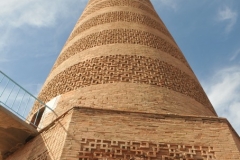 Intricate work on the side of the building.