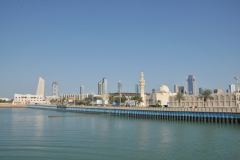 Kuwait City Harbor skyline