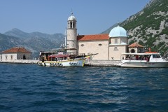Church of Our Lady of the Rocks is the largest building on the island, and has a museum attached to it. There is also a small gift shop close to the church and a navigation light at the northern end of the islet.