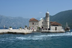 According to legend, the island was made over the centuries by local seamen who kept an ancient oath after finding the icon of Madonna and Child on the rock in the sea on 22 July 1452. Upon returning from each successful voyage, they laid a rock in the Bay. Over time, the island gradually emerged from the sea.