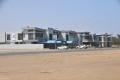Walvis Bay, with its large bay and sand dunes, is an important center of tourism activity in Namibia. We passed by beautiful neighborhoods of homes along the bay side.