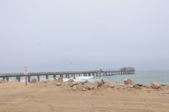 The pier at the beach makes for a nice walk along the beach and then onto the pier.