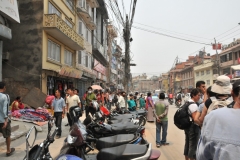 The conjestion and traffic in Kathmandu reminds you so much of India.