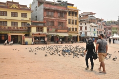 The square around the Stupa.