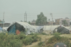 Much aid has been donated to the victims from the devastating earthquake the money has yet to be given to those who need it the most. See the tent city set up. This is a year after the massive earthquake.