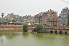 A building has collapsed into the water reservoir