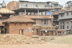 Many parts of the city they are trying to rebuild from the earthquake a year earlier