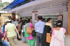 A pharmacy located across the street from the main hospital in Kathmandu