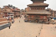 Another view of the square from the restaurant