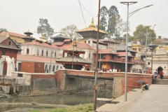 Pasupatinath Temple - with slabs along the river for cremations