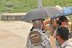 I have seen tattoos all over the world but nothing like this one. Totally tattooed all over the face and head