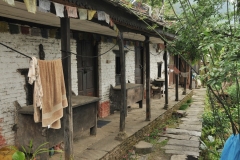 Closest thing to an apartment building. There is no electricity or running water high up on the hill.