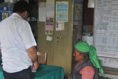 A visiting Doctor at the clenic nearby