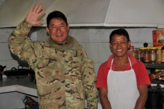 Two more new friends from the trip. It was interesting learning what it is like to manage a lodging facility with limited electricity during the day almost none and none late at night. They depend on solar for their late night exterior lighting. Water can be a problem. Also getting supplies into and out of the camp. Life is very simple here. Mother Nature makes up for any challenges. The night sky so beautiful after a storm passes. The stars so bright you think you can reach out and touch them.
