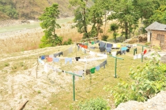 Some of this was our laundry at the camp