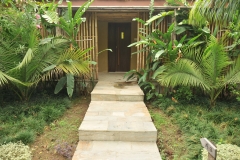 Outdoor entrance to the room