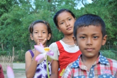 The youngest one says it all... Peace!