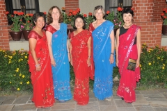 The ladies looked beautiful Left to right.. Ann, Shelley, Marilynn, Marie and Eugenia