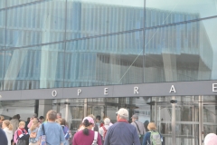 One of the entrances to the Opera House