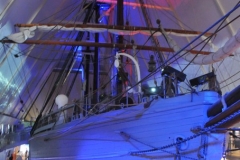 The Fram was the first ship specially built in Norway for polar research. She was used on three important expeditions: with Fridtjof Nansen on a drift over the Arctic Ocean 1893-96.