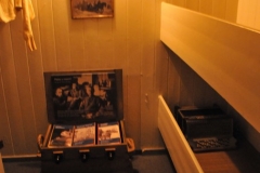 Bunk beds for the crew for the several years long voyage.