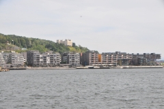 New residential builidings with magnificant views of the city and harbor areas.