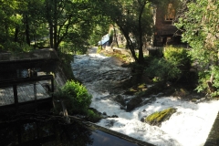 Numbers of streams run through the Oslo city area from the rains and snow areas near town.