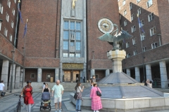 Oslo City Hall is a municipal building in Oslo, the capital of Norway. It houses the city council, the city's administration and various other municipal organizations.