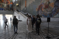 The City Hall tower is home to the largest carillon in the Nordics, and one may get married in the Munch Room.